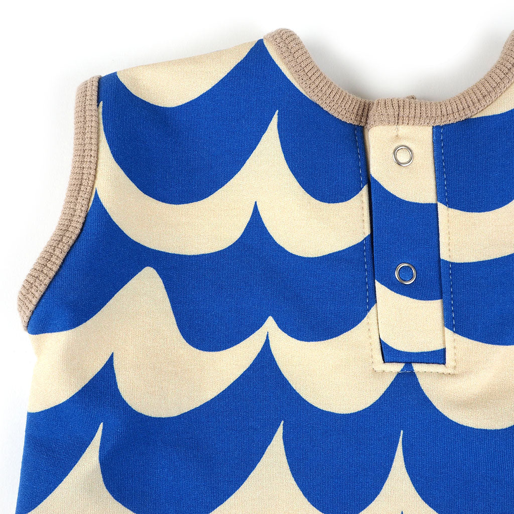 placket on kids playsuit