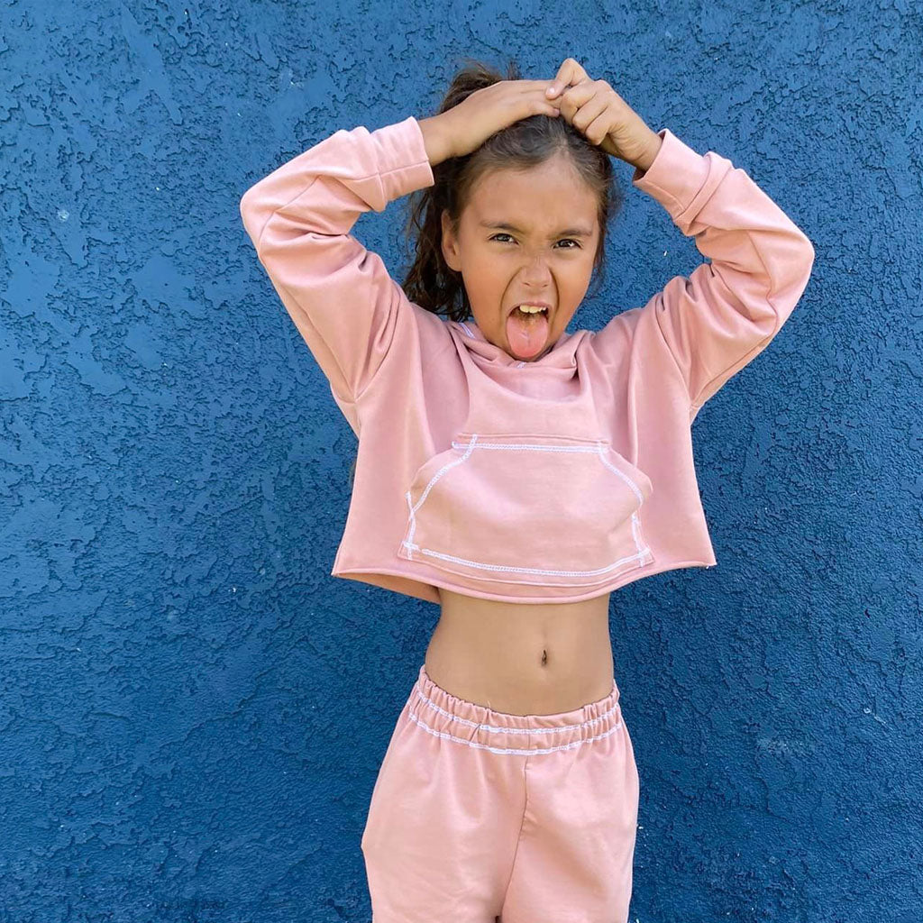 cropped hoodie : K022