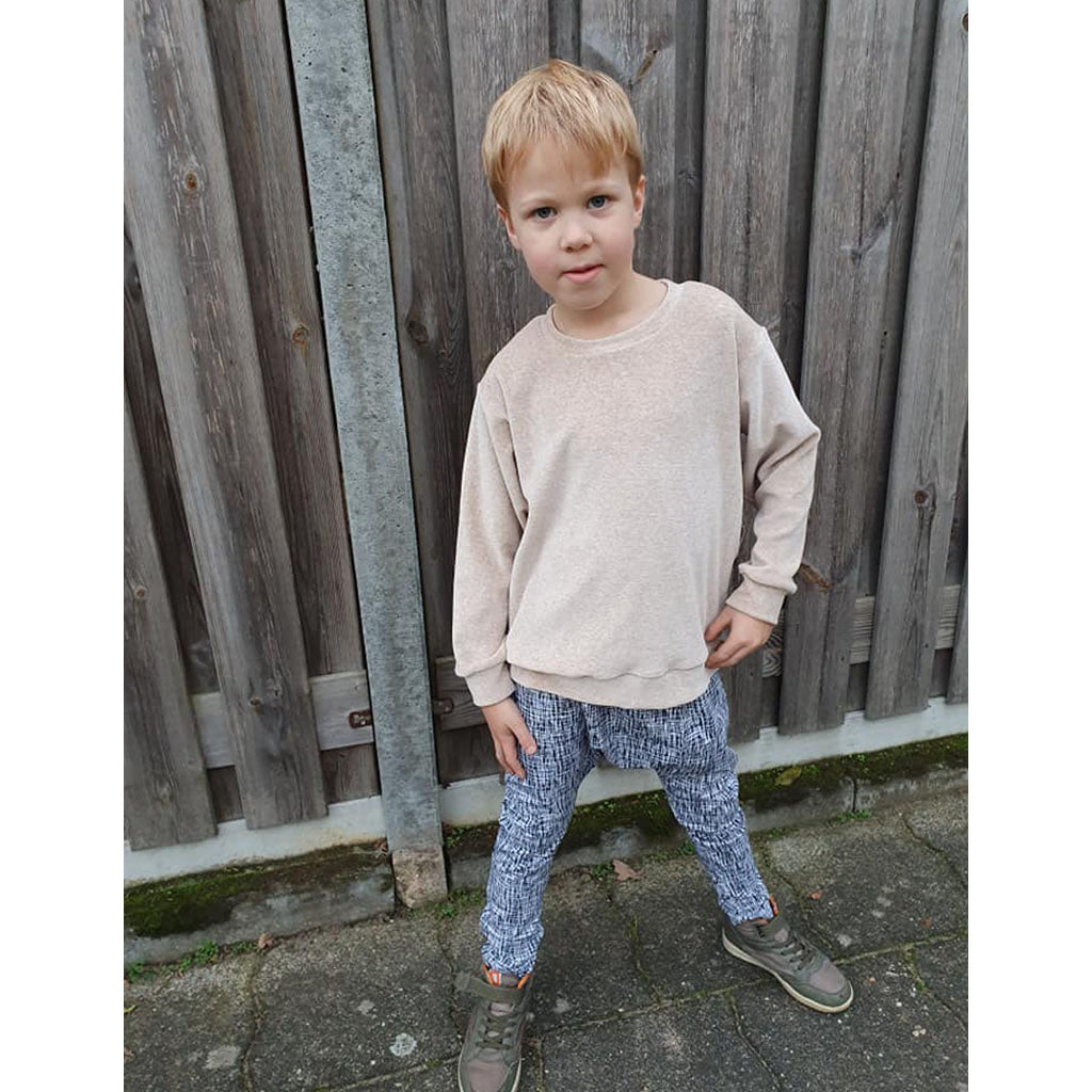 kids blue harem pants