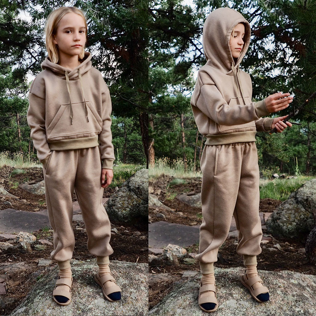 cropped hoodie : K022