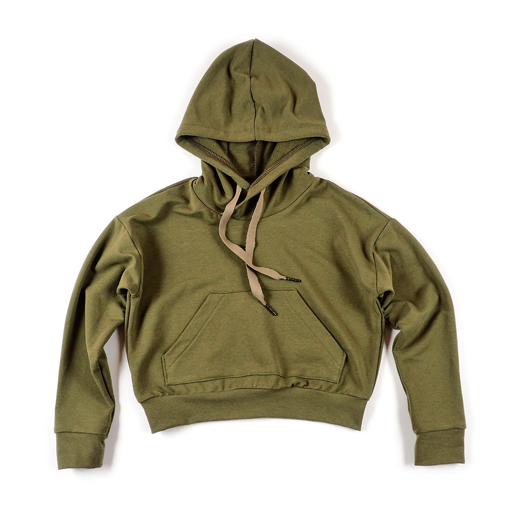 cropped hoodie : K022