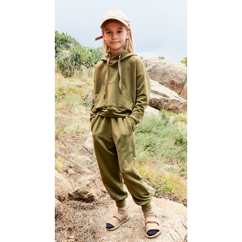 cropped hoodie : K022