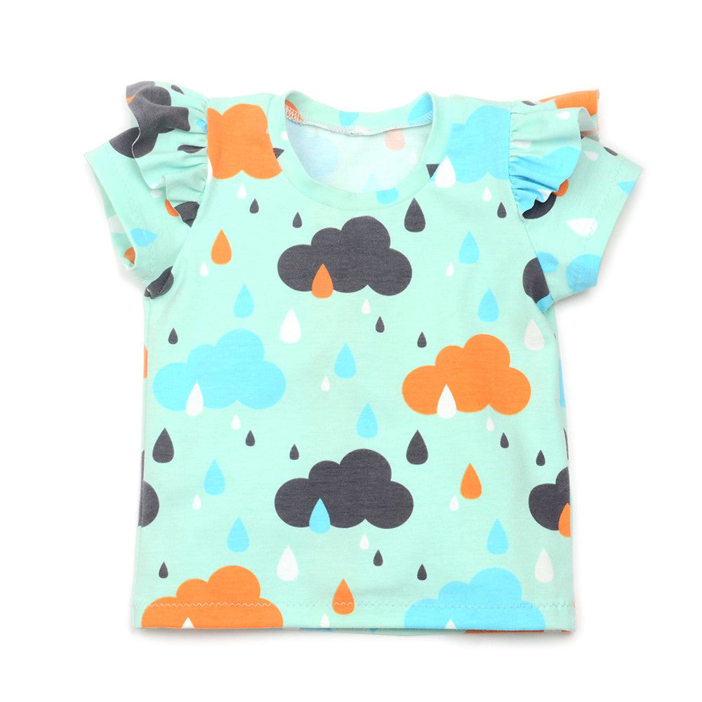 Flutter sleeve tee : 57