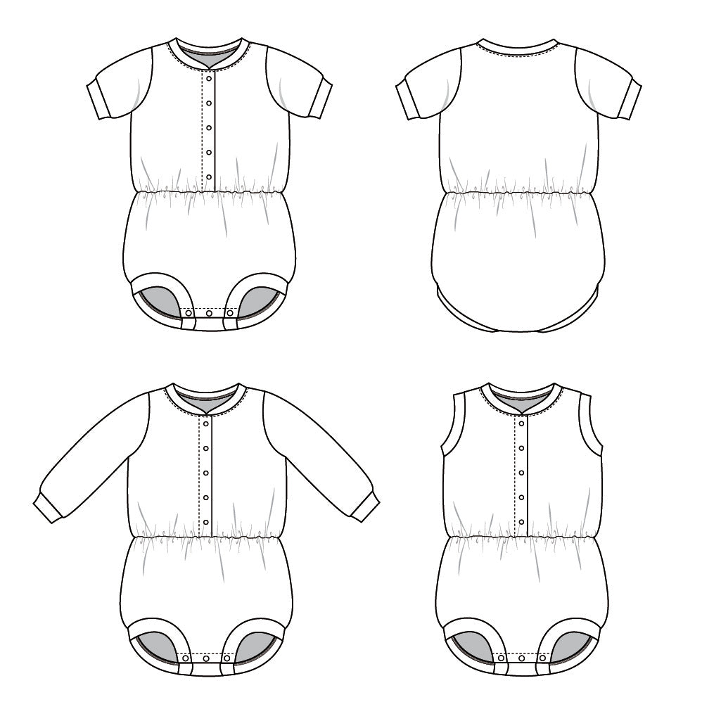 retro romper tech sketch