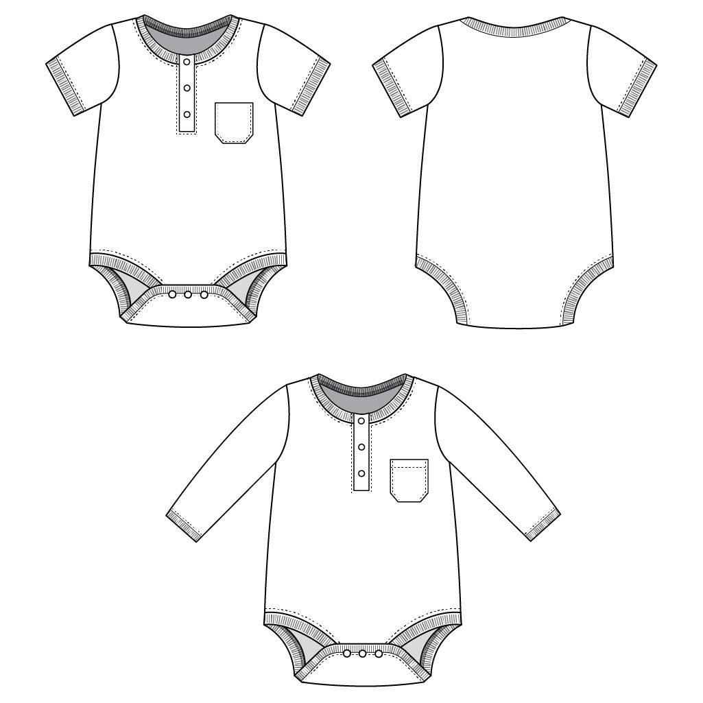 henley bodysuit : 137