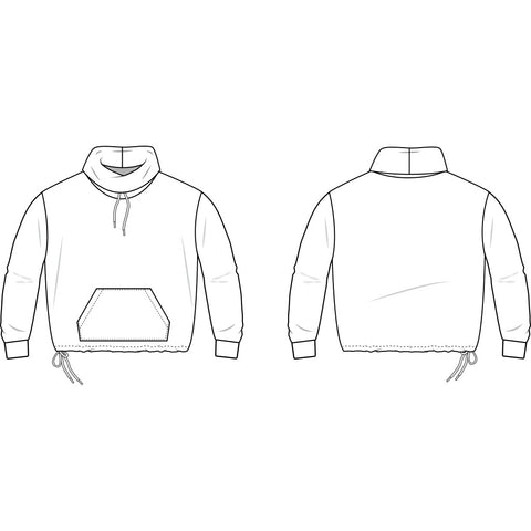 draw cord sweatshirt : SS15
