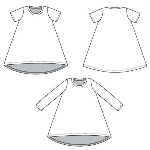 flare t-shirt dress : SS13