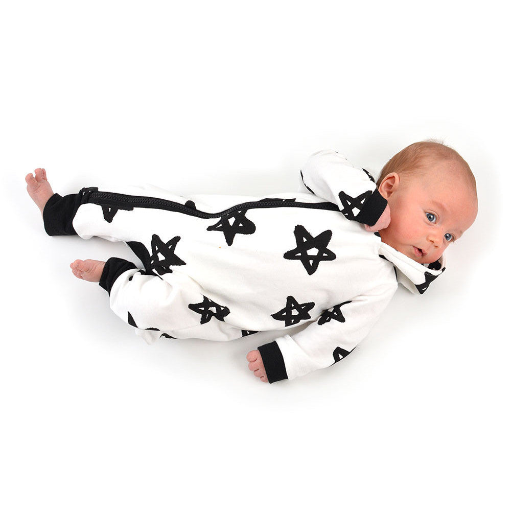 hood zip coverall : 96