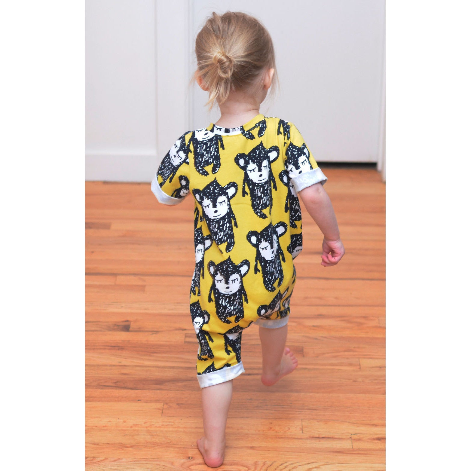 rolled hem romper : 89